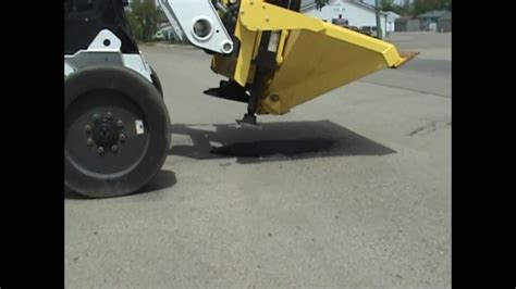 truck patch equipment for skid steer|skid mounted pothole patcher.